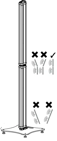 AXIOM AX16CL Floor Stand High Power Passive Portable Line Array Element-04