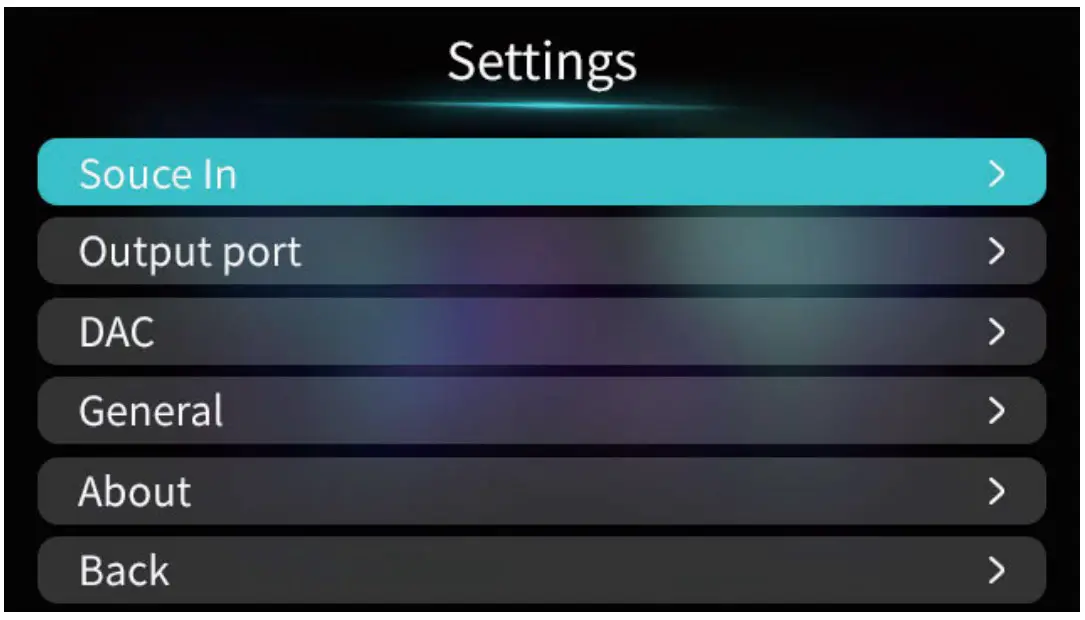 Device Settings