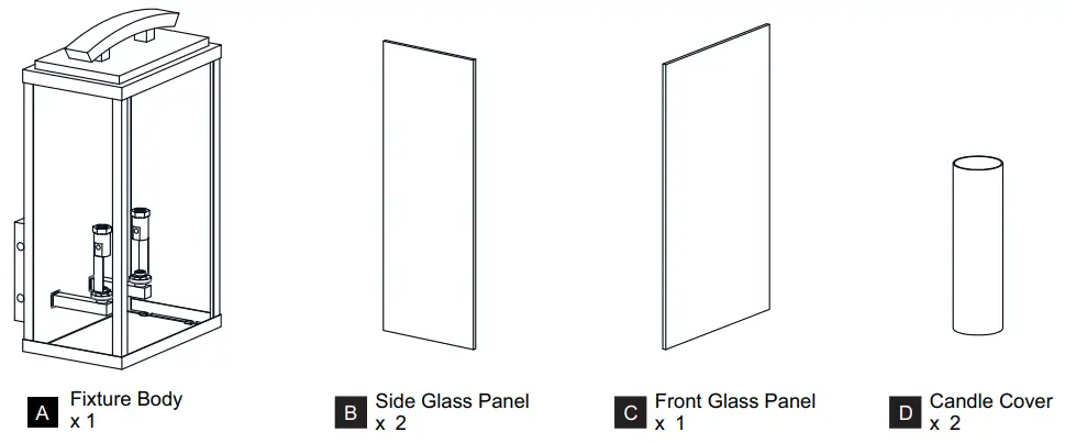 QUOIZEL-ALM8408WT-Alma-2-Light-15-inch-Western-Bronze-Outdoor-Wall-Lantern-FIG 2