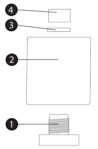 HINKLEY 5052CM-CL Flush Mount 3