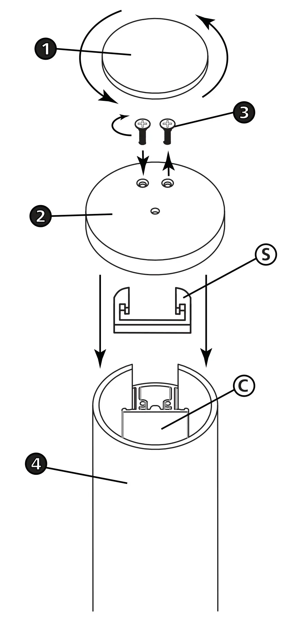 HINKLEY 59922 LED ADA Bathroom Sconce - DRAWING 1 - GLASS INSTALLATION