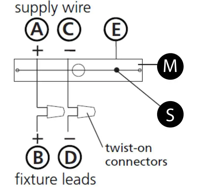 HINKLEY 59922 LED ADA Bathroom Sconce - Drawing 1 – Flush Mount