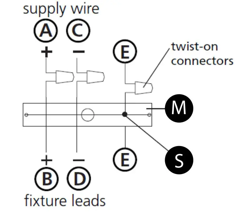 HINKLEY 59922 LED ADA Bathroom Sconce - Drawing 2 – Chain Hung
