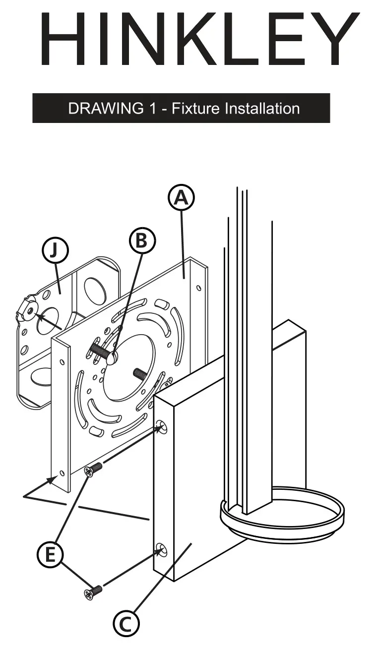 HINKLEY 59922 LED ADA Bathroom Sconce Instruction Manual
