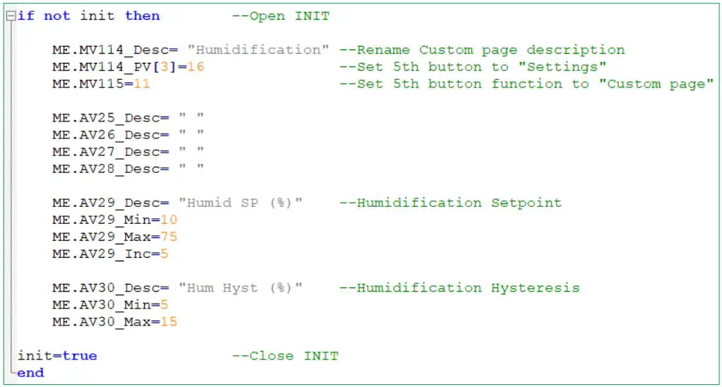 Schneider Electric SpaceLogic SE8000 Room Controllers Instruction Manual - Configure Lua Parameter Page Title