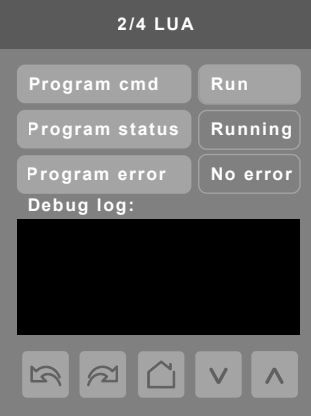 Schneider Electric SpaceLogic SE8000 Room Controllers Instruction Manual - Lua Screen 2