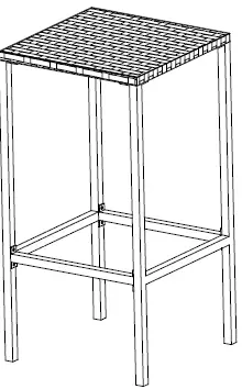 HARVEY 43162161 5 Piece Outdoor Bar Setting 09