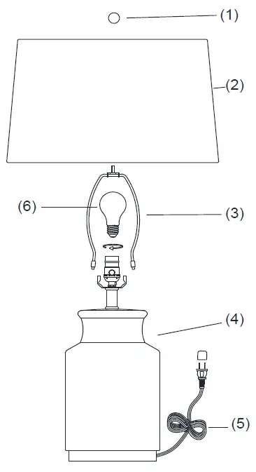 TREND-TT80173-Home-Brass-Side-Table-Lamp-fig-1