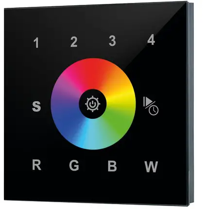 integratech RF RGBW Wall Mounted Controller