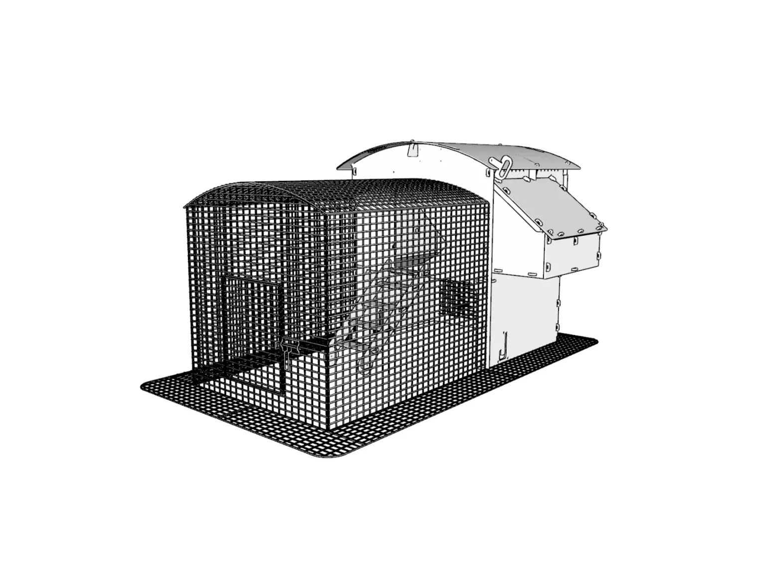 Nestera Chicken Run And Extension Kit Instruction Manual
