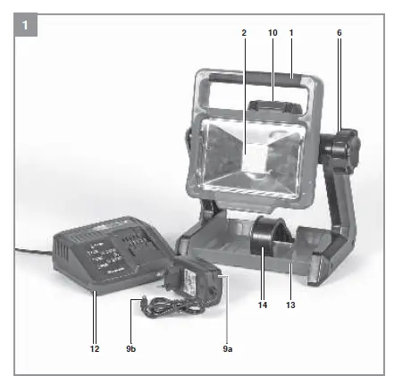 Einhell-TE-CL 18-2000-LiAC-Battery-Powered-Lamp-01