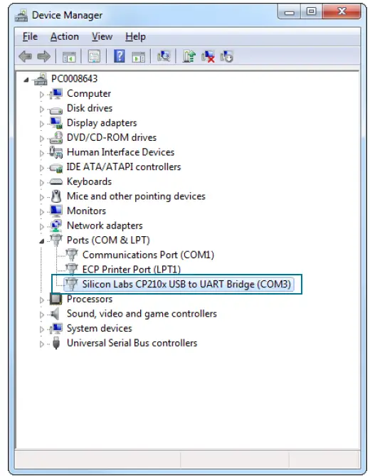 SILICON LABS CP2102N Mini Evaluation Kit 3