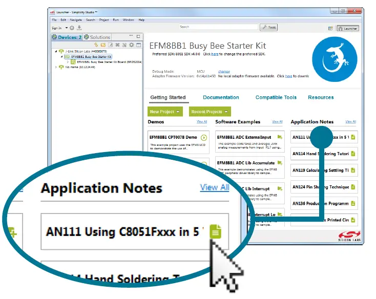 SILICON LABS CP2102N Mini Evaluation Kit 8