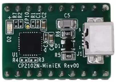 SILICON LABS CP2102N Mini Evaluation Kit