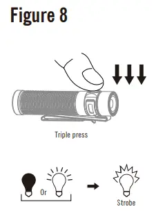 OLIGHT Baton 3 Pro Max Powerful Compact Rechargeable Side Switch Flashlight 12