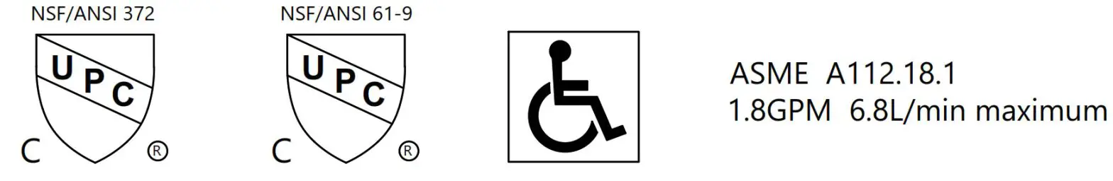 Kraus Allyn Transitional Bridge Kitchen Faucet KPF-3121 -- Standards Applicable