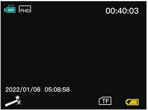 LECRAN DC403 AF Digital Camera - record