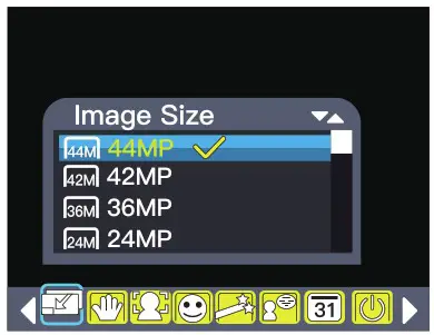 LECRAN DC403 AF Digital Camera - settings