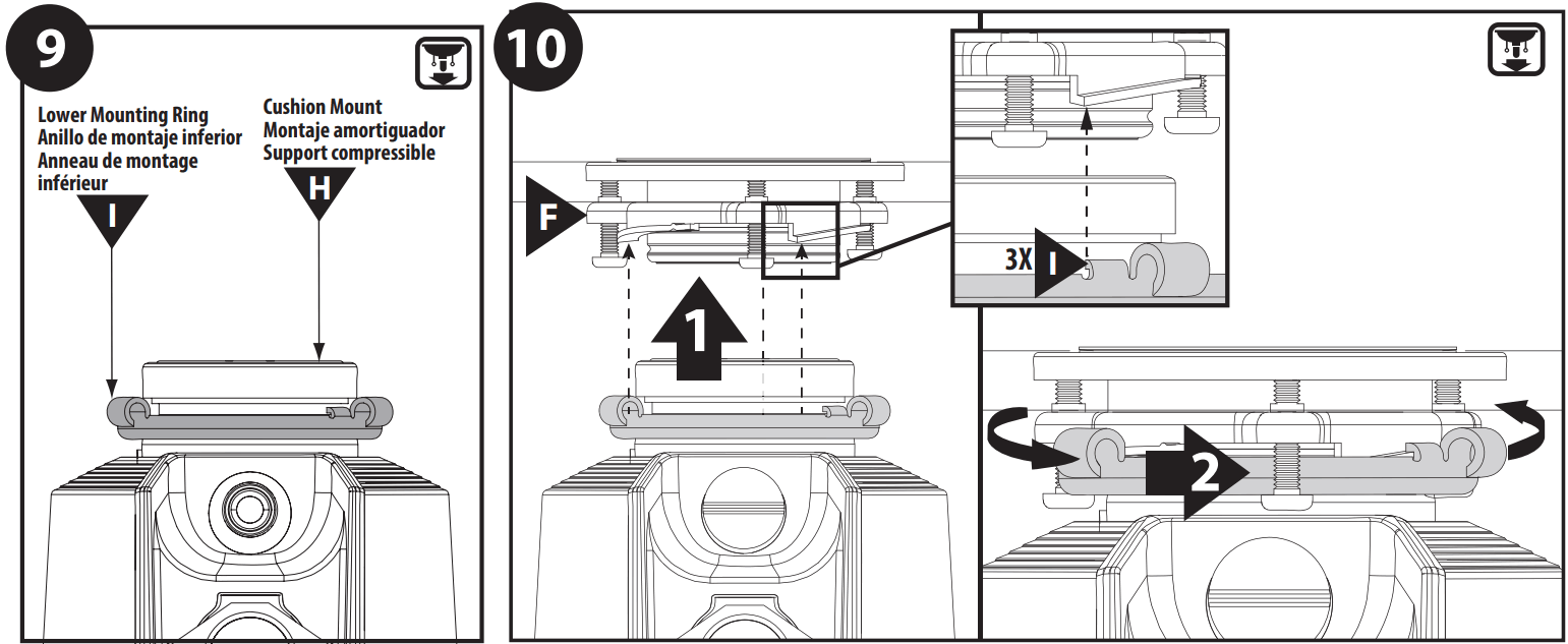 MOEN GXP50C Garbage Disposal with Power Cord - fig 13