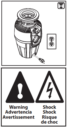 MOEN GXP50C Garbage Disposal with Power Cord - fig 24