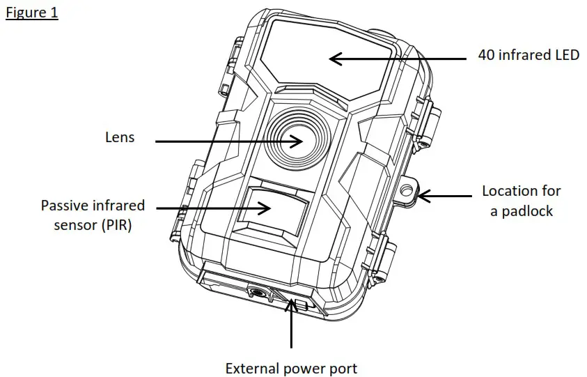 Num axes PIE1059 Trail Camera Batteries Memory Card - Presentation of the product
