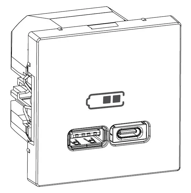 Schneider Electric Mtn4366-0120 Usb Charger Type A+c 45w Pd Instruction Manual Schneider Electric Mtn4366-0120 Usb Charger Type A+c 45w Pd Instruction Manual