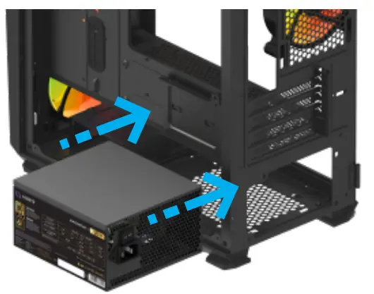 Installation in the PC case