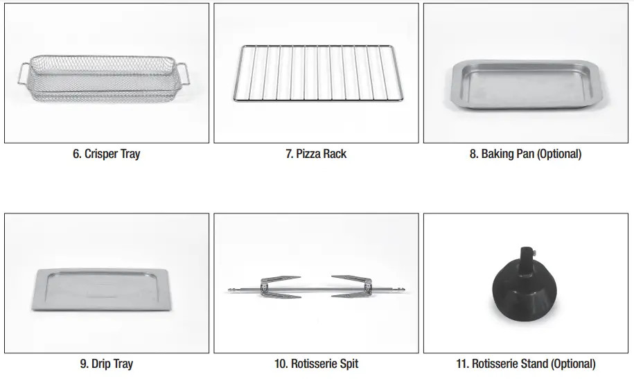 EMERIL LAGASSE S·AFO-001 Power AirFryer 360 - Crisper Tray