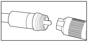 Connect the flexible cable