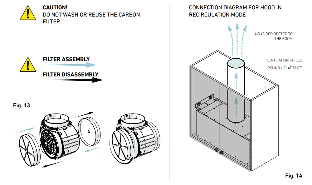 GLOBALO Alario 60 Built In Cooker Hood - Figure 11
