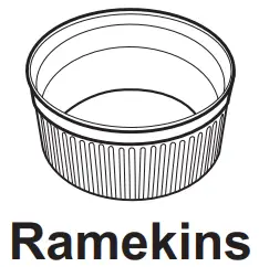 ZANUSSI ZOHNB0X2 Integrated Multifunction Oven - Ramekins