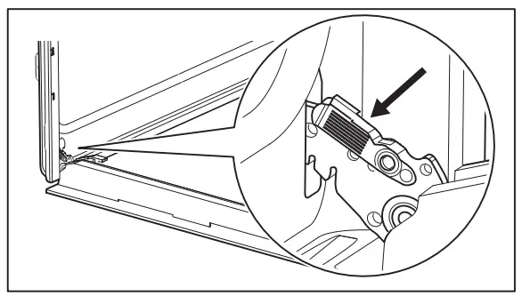 ZANUSSI ZOHNB0X2 Integrated Multifunction Oven - both hinges