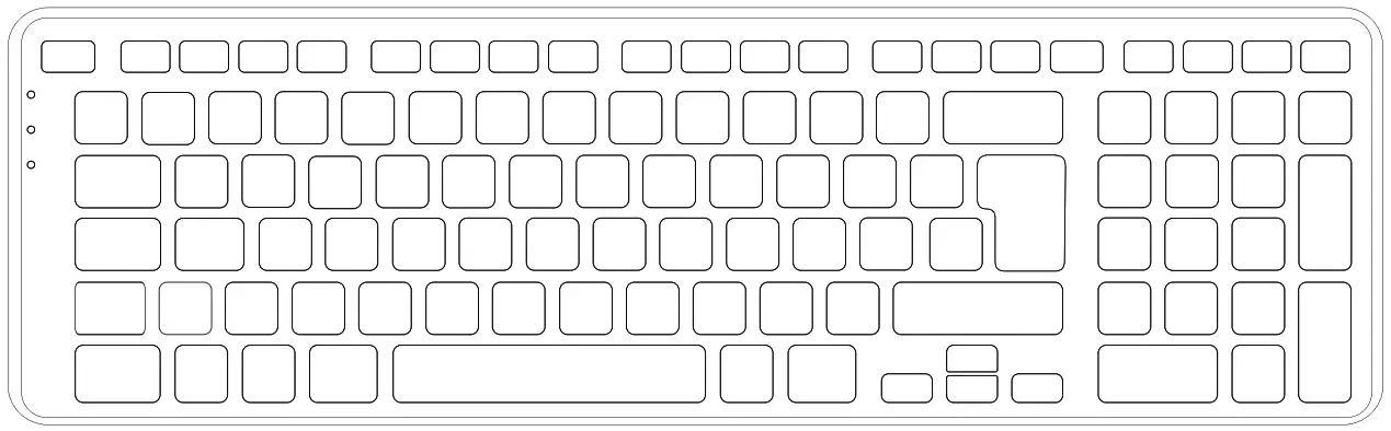 Contour Balance Keyboard BK Wireless