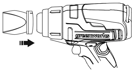 greenworks HG24B00 Heat Gun - fig 3