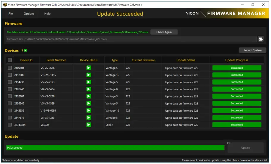 VICON-Firmware-Manager-Application-Software-FIG-4