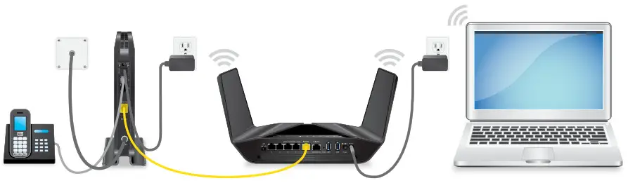 NETGEAR NIGHTHAWK Voice Cable Modem CM500V - Router