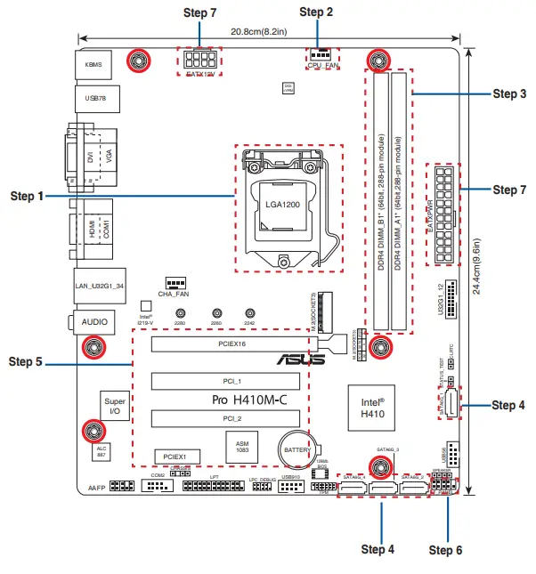 ASUS Pro H410M-C Motherboard - 2
