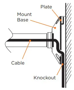 DIGITAL WATCHDOG DWC-P220CMW Ceiling Mounting- knockout