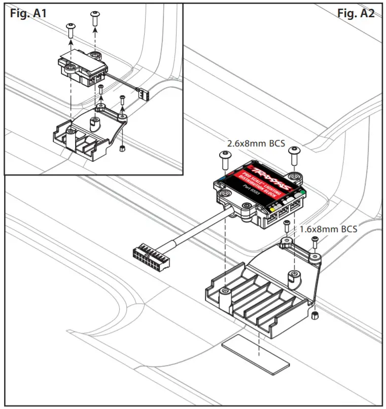 TRAXXAS 8082 Pro Scale Advance Lighting Control-FIG A1