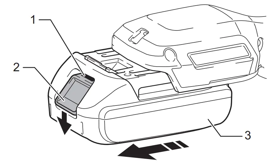 makita XRW01 Cordless Ratchet Wrench - figure 1