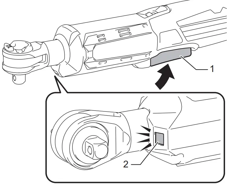 makita XRW01 Cordless Ratchet Wrench - figure 5