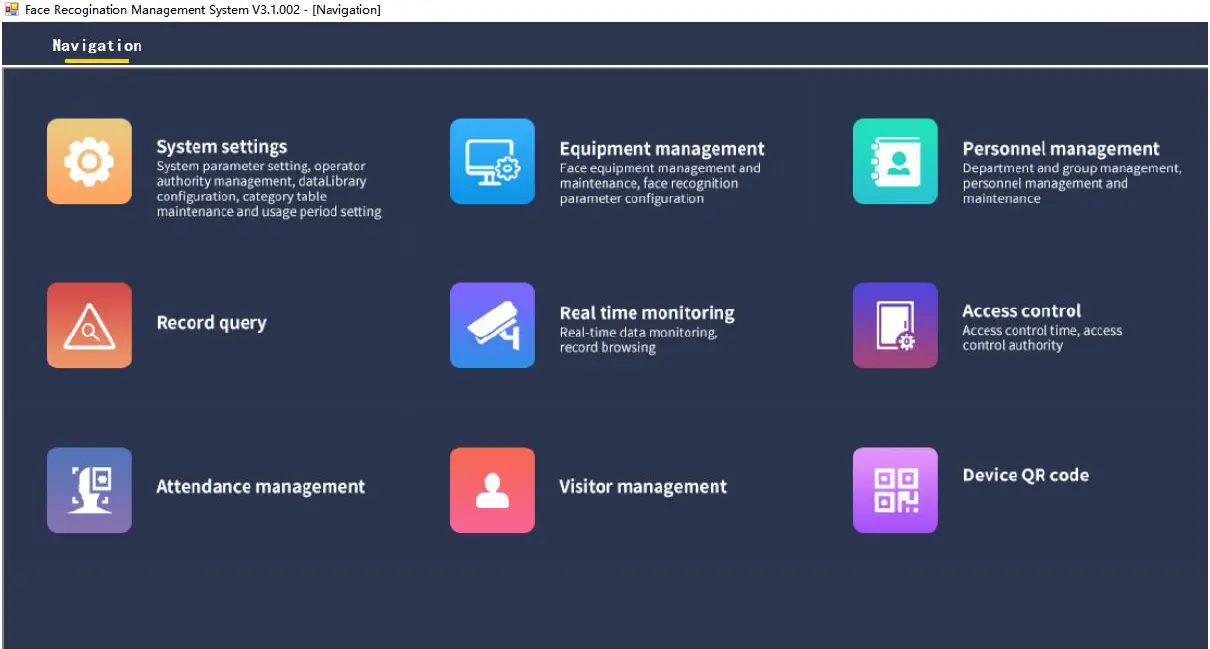 Open the Face system