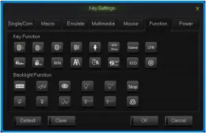Function-key-interface