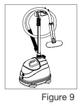 Coil the hose and place