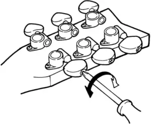 Tuning Machine Tension Adjustment