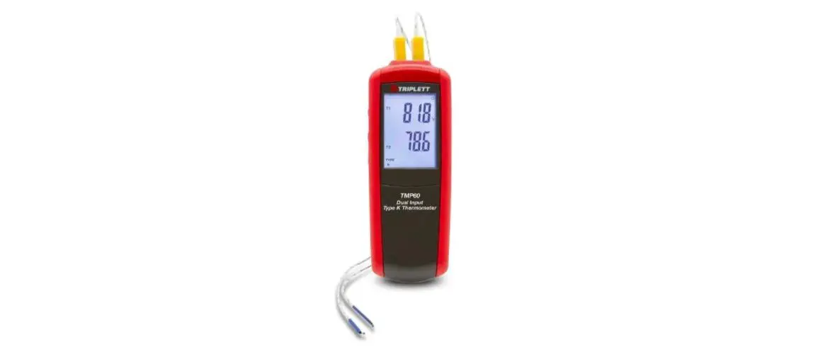 Triplett Tmp60 Dual Input Type J/k Thermometer User Manual