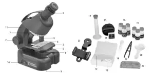 NATIONAL GEOGRAPHIC 40X-640X Microscope with Smart Adapter - fig