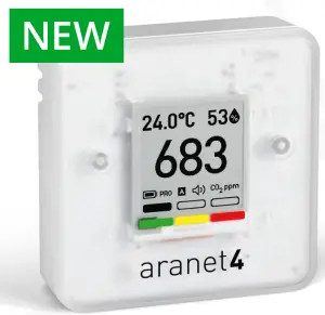 aranet 4 Monitors air quality at your home-