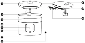 IKOHS Aquapure Petcare V2 Water Feeder - FIG1