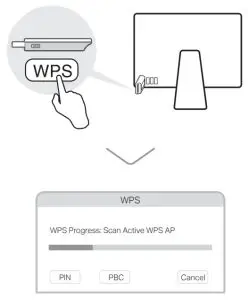 tp-link TL-WN722N Wireless USB Adapter - Via Wi-Fi Protected Setup